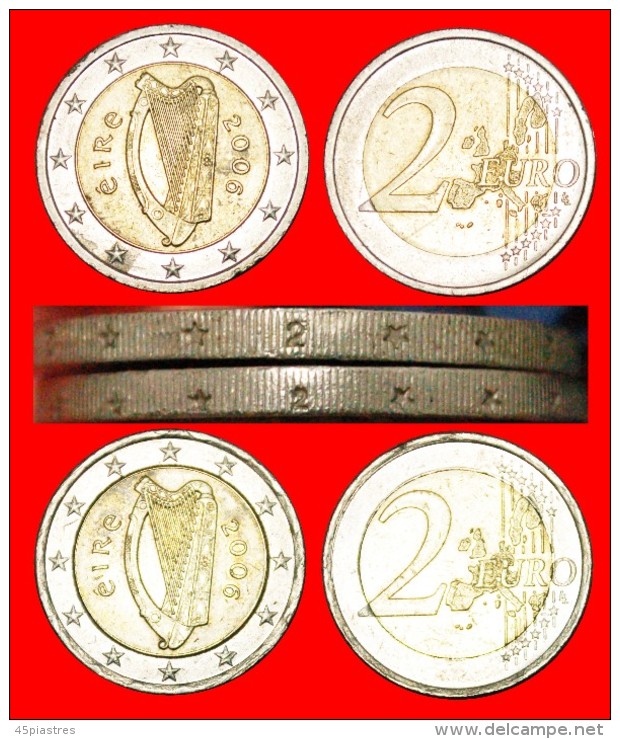 * TWO INTERESTING RIM VARIETIES: IRELAND ★ 2 EURO 2006! LOW START ★ NO RESERVE! - Ireland