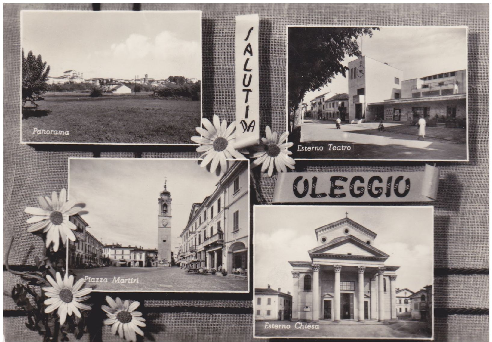 1957-Novara Saluti Da Oleggio ,cartolina Viaggiata - Novara