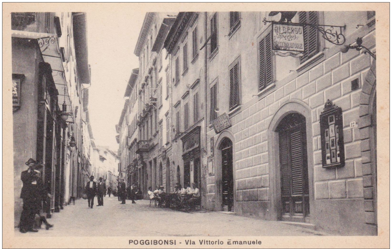 Siena Poggibonsi Via Vittorio Emanuele - Siena