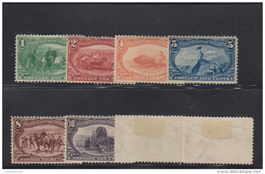 E)1897-1903 USA, TRANS-MISSISIPPI EXPO, WELL CENTERED FRESH, ALMOST COMPLETE SET, MINT, XF NG - Neufs