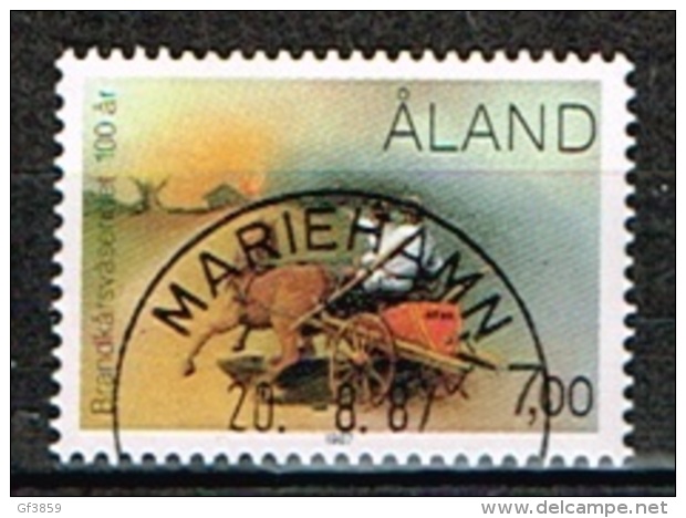 ALAND /Oblitérés/Used/1987 - Centenaire Du Corps Des Sapeurs Pompiers - Aland