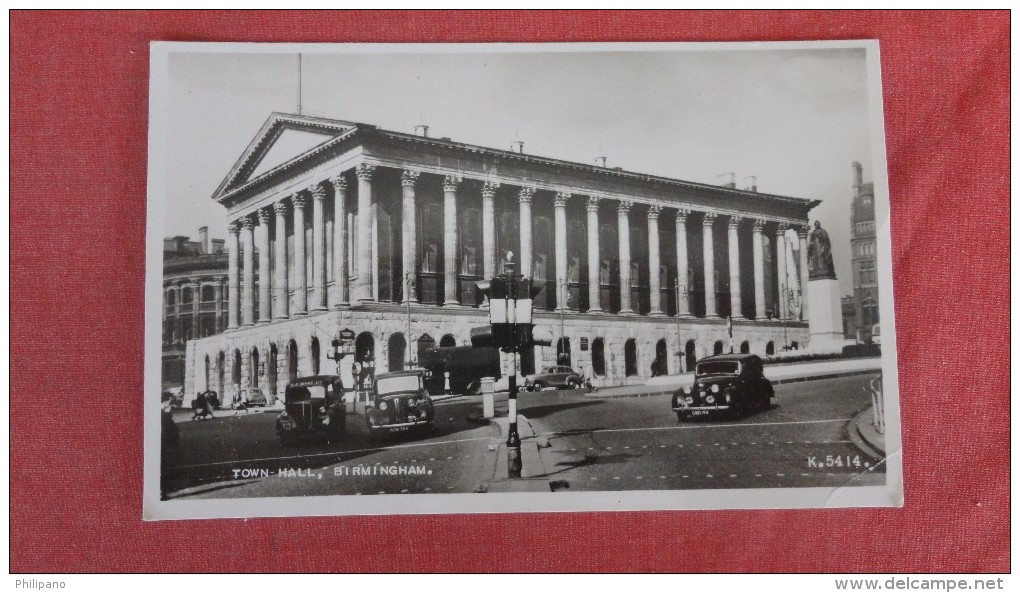 England> Warwickshire > Birmingham  RPPC  Town Hall====== ========ref  2196 - Birmingham