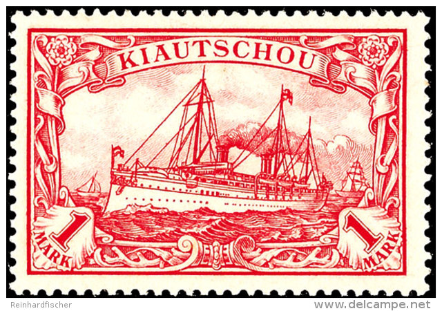 1 Mark Rot Tadellos Postfrisch, Mi. 175,-, Katalog: 14 **1 Mark Red In Perfect Condition Mint Never Hinged,... - Kiautchou