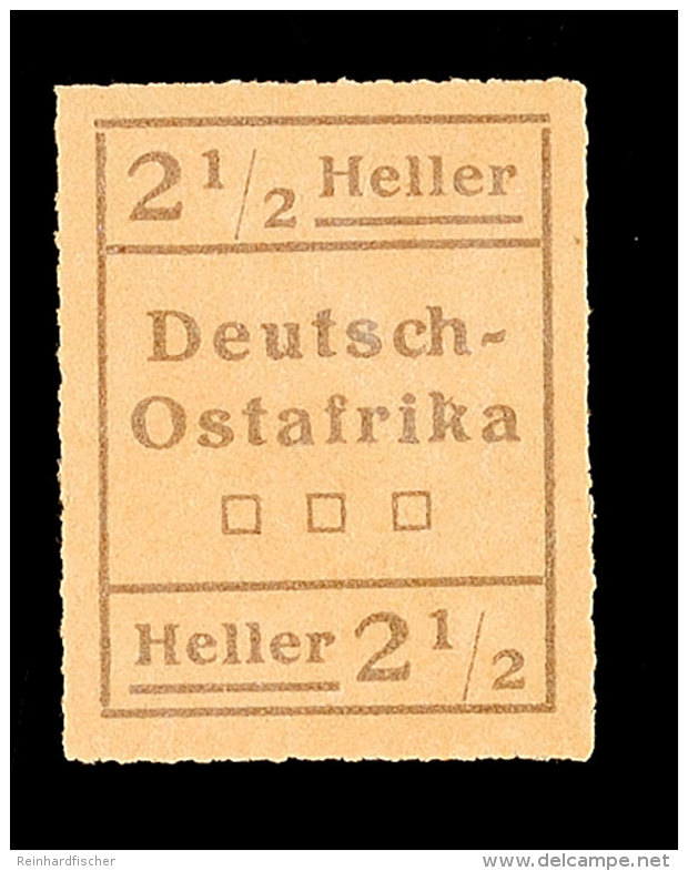 2 1/2 Heller WUGA  Tadellos Ungebraucht, Gepr. Steuer VÖB, Mi. 70.-, Katalog: III/I OG2 + Lighter... - Afrique Orientale