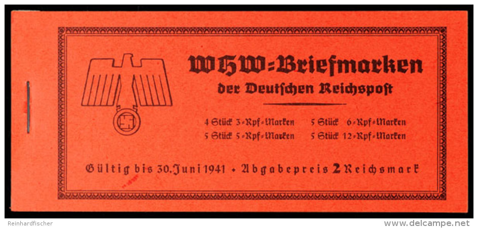MH WHW Bauwerke 1940, Tadellos Postfrisches Heftchen Mit Originalklammerung Und Ohne Aufschlagebug, Mi. 130,-,... - Carnets