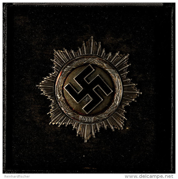 Sammleranfertigung Deutsches Reich Drittes Reich 1933-1945, Deutsches Kreuz In Silber (nach OEK 3840), An Nadel, In... - Non Classés