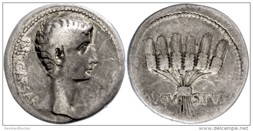 Augustus, 25-24 V. Chr., Cistophor (11,08g), Pergamon? Av: Kopf Nach Rechts, Dahinter "IMP CAESAR". Rev:... - Autres & Non Classés
