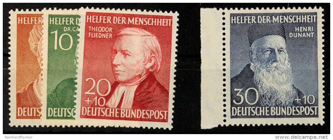 4 Bis 30 Pf Wohlfahrt Komplett Tadellos Postfrisch, Höchstwert Tiefst Gepr. Schlegel BPP, Mi. 130.-, Katalog:... - Autres & Non Classés