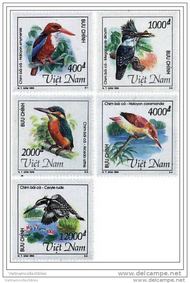 Vietnam Viet Nam MNH Perf Stamps 1996 : Kingfisher / Bird (Ms727) - Andere & Zonder Classificatie