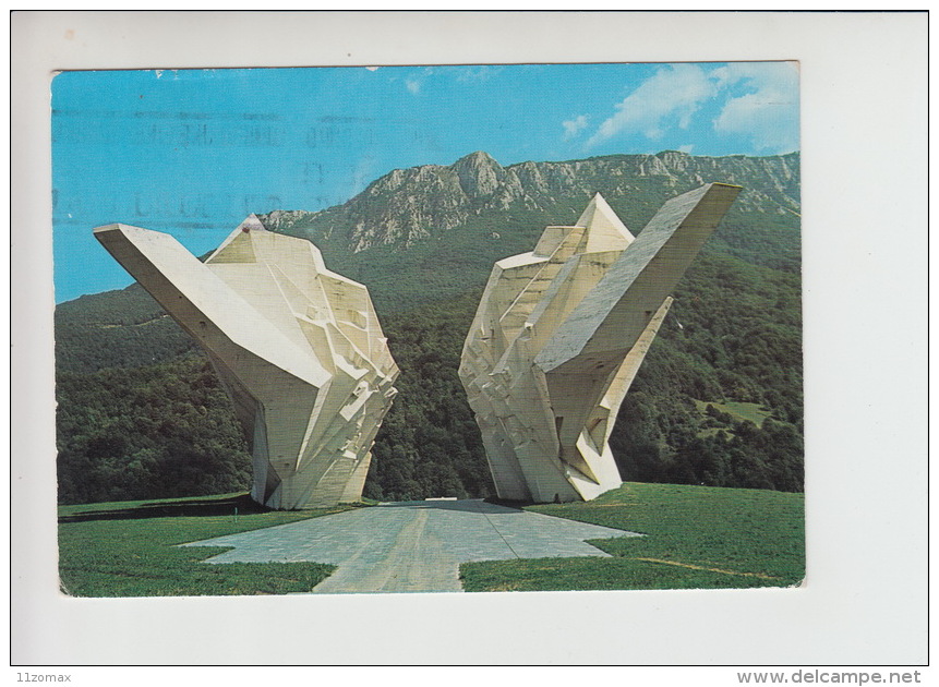 Tjentiste, Sutjeska Used Postcard (cb411) - Bosnia And Herzegovina