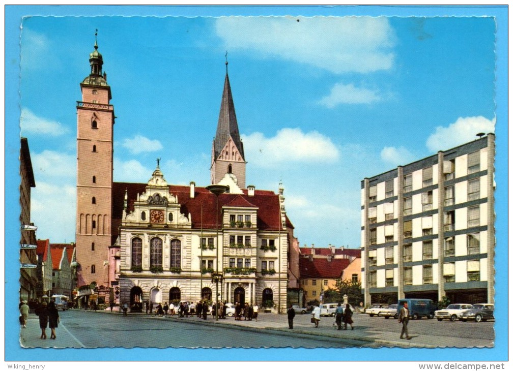 Ingolstadt - Rathausplatz Mit Moritzkirche - Ingolstadt