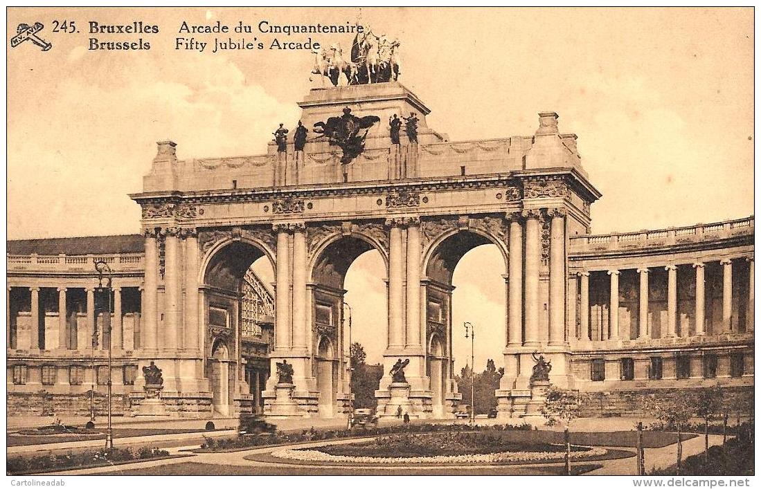 [DC2765] CPA - BELGIO - BRUXELLES - ARCADE DU CINQUANTENAIRE - Viaggiata - Old Postcard - Bruxelles (Città)