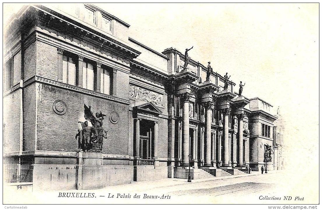 [DC2769] CPA - BELGIO - BRUXELLES - LE PALAIS DES BEAUX ARTS - Non Viaggiata - Old Postcard - Monumenti, Edifici
