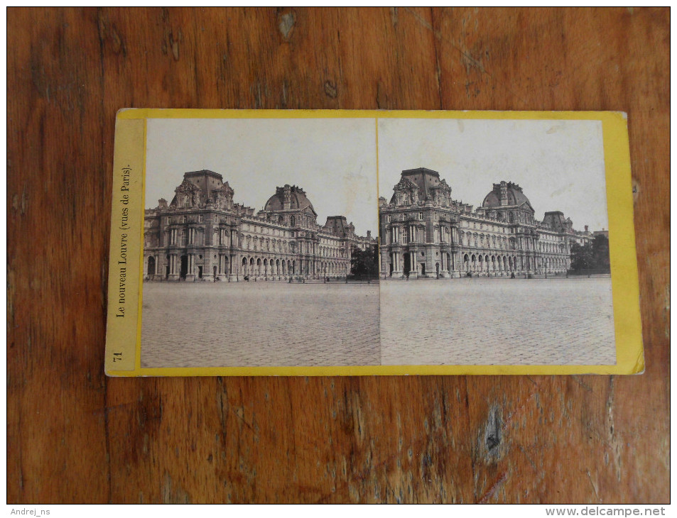 Paris 1868 Louvre - Stereoscopic