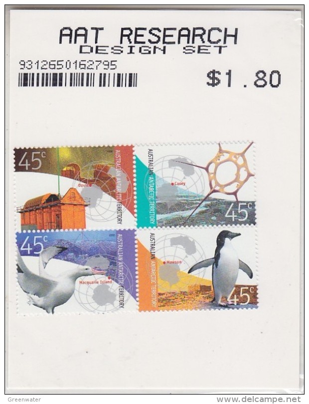 AAT 2002 Research 4v ** Mnh (in Unopened  Post Office Display) (29605) - Unused Stamps