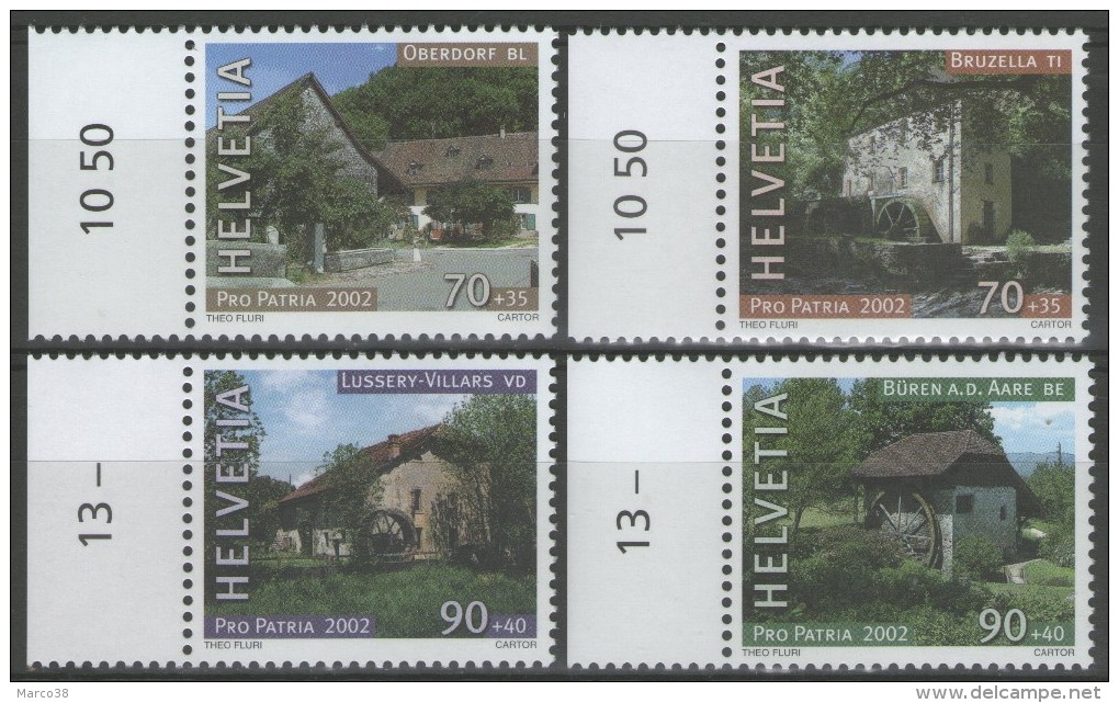 SUISSE: N°1714/1717 ** BdF     - Cote 10€ - - Unused Stamps