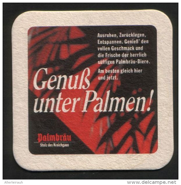 BIERDECKEL / BEER MAT / SOUS-BOCK : Palmbräu - Bierdeckel