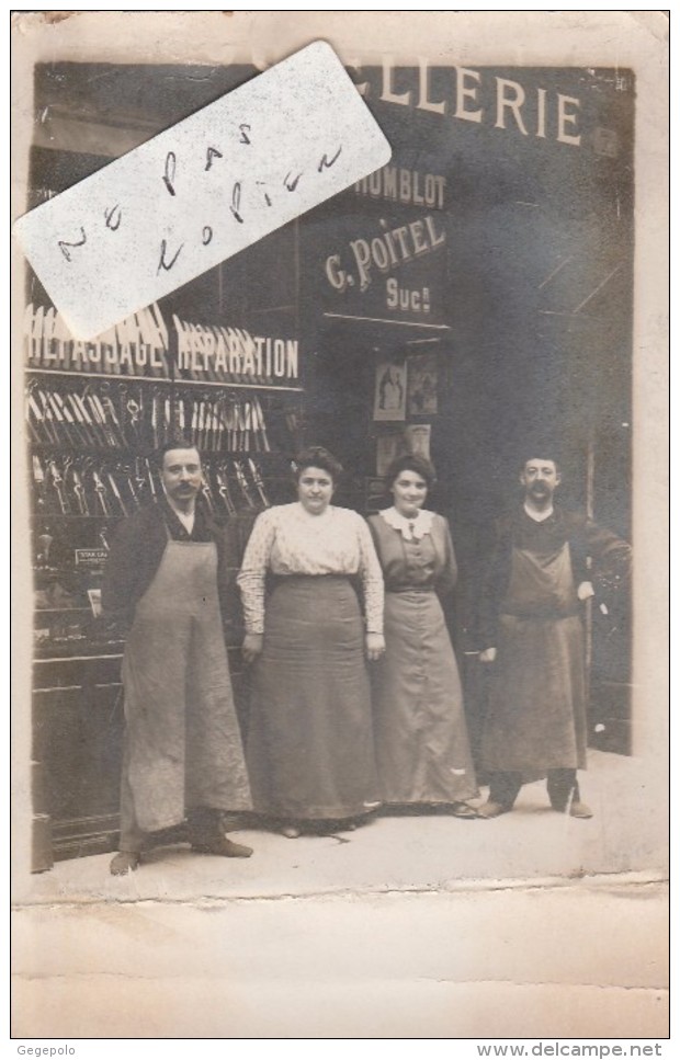 ARPAJON - Maison HUMBLOT , G.POITEL ( Successeur ) 102 Grande Rue ( Carte Photo ) - Arpajon