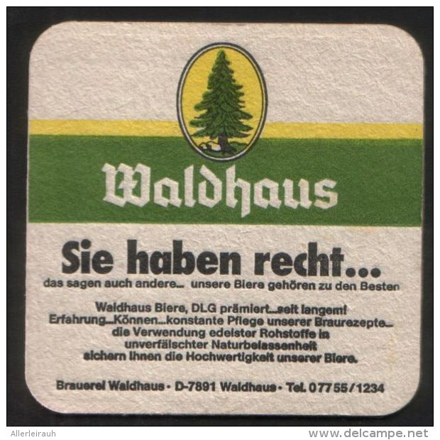 BIERDECKEL / BEER MAT / SOUS-BOCK : Waldhaus - Sous-bocks