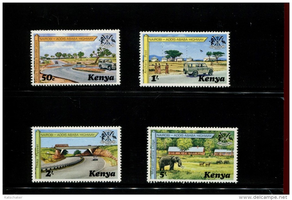 KENIA  POSTFRIS MINT NEVER HINGED POSTFRISCH EINDWANDFREI NEUF SANS CHARNIERE YVERT 91 92 93 94 - Kenia (1963-...)