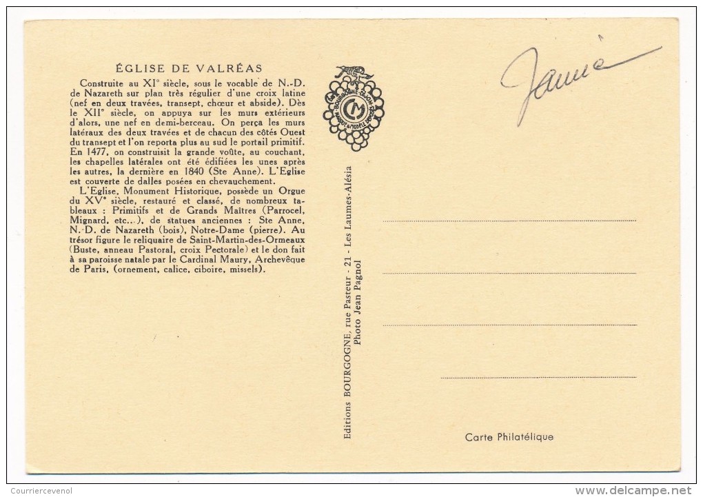 FRANCE - 2 Cartes Maximum => 0,60 Enclave Des Papes VALREAS - 1968 - 1960-1969