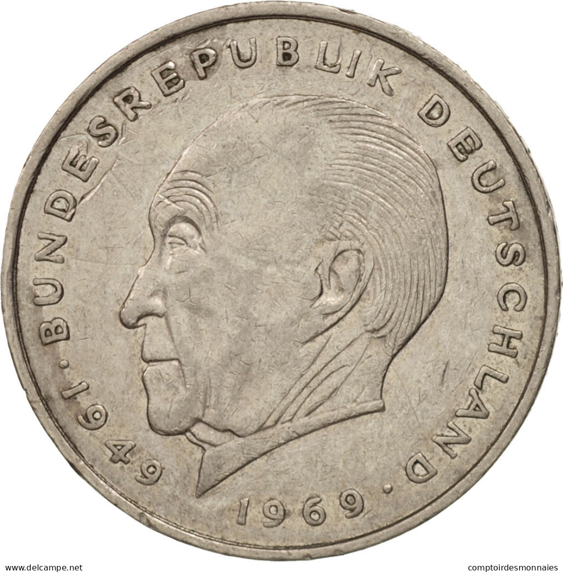 Monnaie, République Fédérale Allemande, 2 Mark, 1976, Hamburg, TTB - 2 Mark