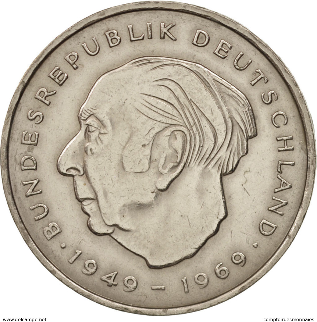 Monnaie, République Fédérale Allemande, 2 Mark, 1973, Hamburg, TTB+ - 2 Marcos