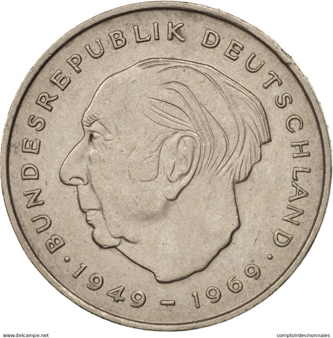 Monnaie, République Fédérale Allemande, 2 Mark, 1970, Munich, TTB+ - 2 Marcos