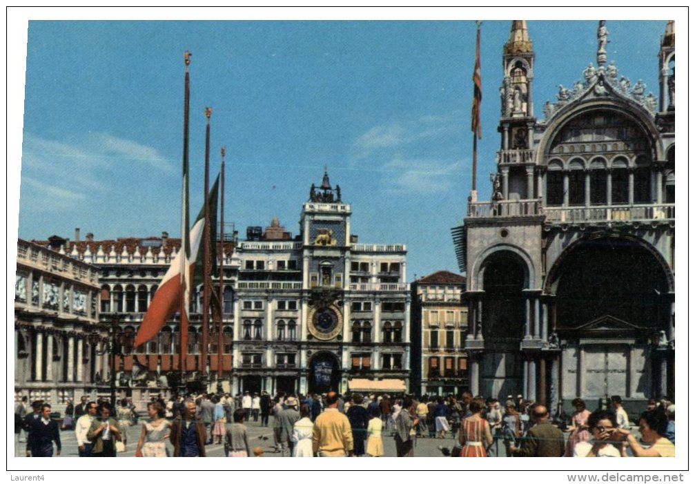 (711) Italy - Venise Piazza San Marco & Clock Tower - Venezia