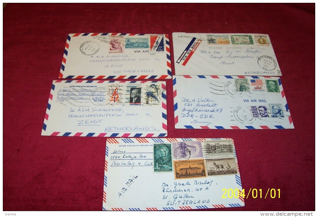 LOT DE  LETTRES DES USA    DESTINATION DIVERSE  )) LOT 14 - Autres - Amérique