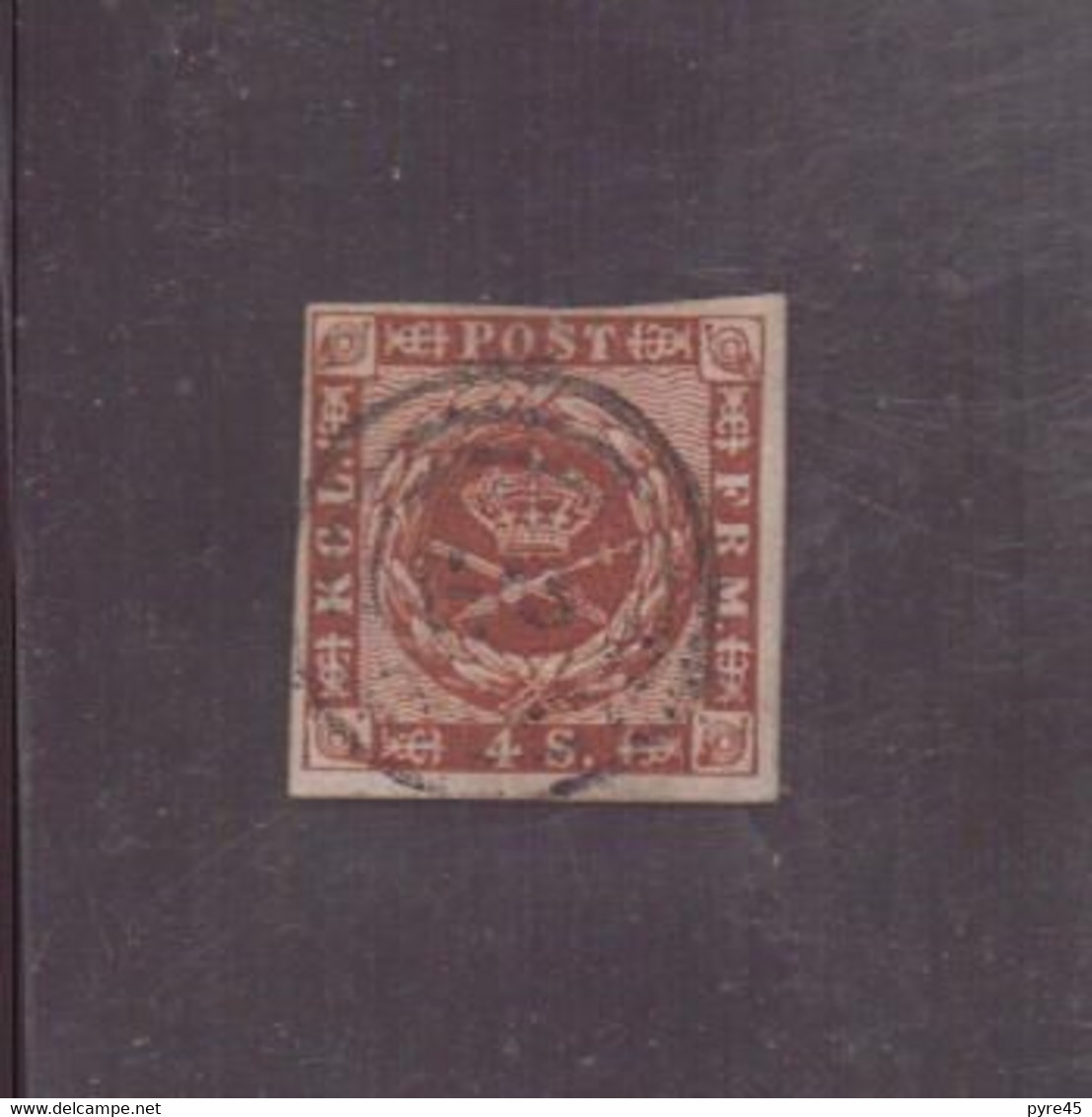 DANEMARK 1858 / 63 N° 8 OBLITERE - Used Stamps