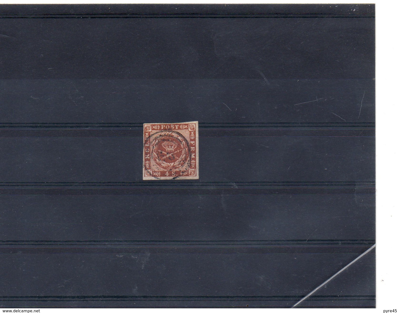 DANEMARK 1858 / 63 N° 8 OBLITERE - Used Stamps