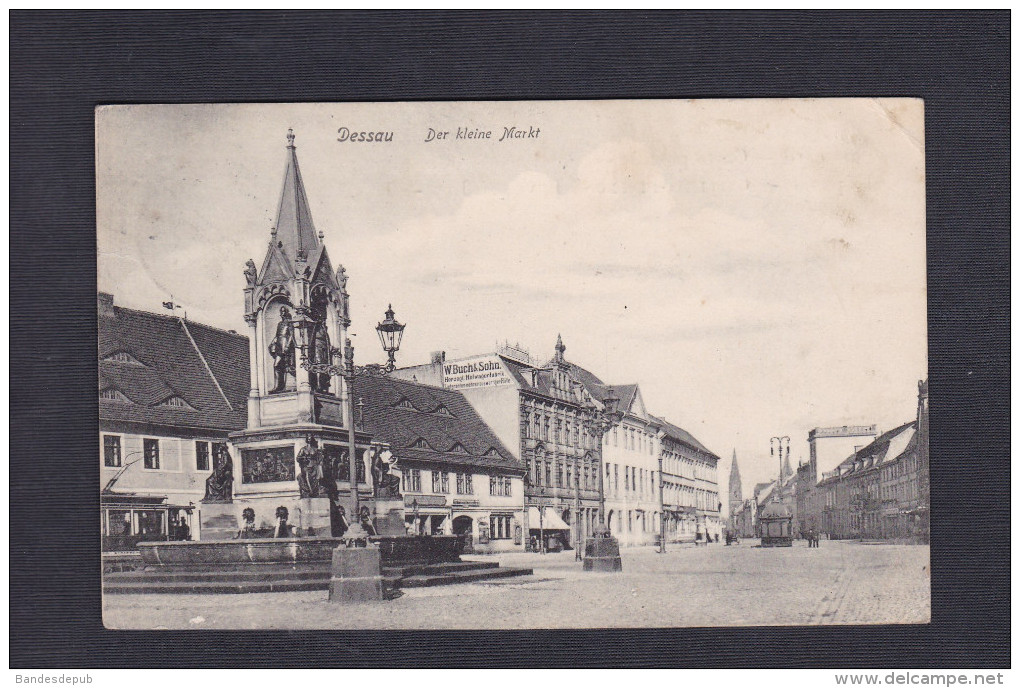 AK Dessau - Die Kleine Markt - Dessau