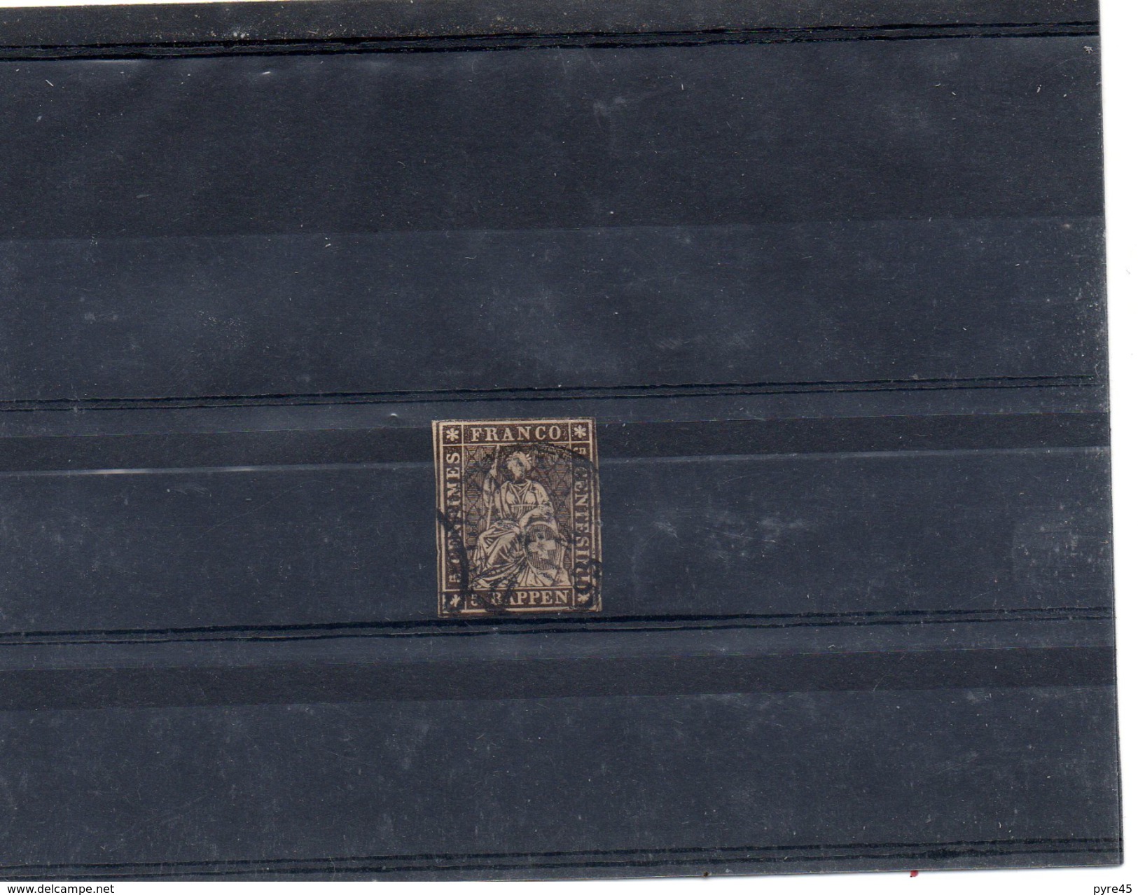 SUISSE 1854 / 62 N ° 26 OBLITERE - Used Stamps