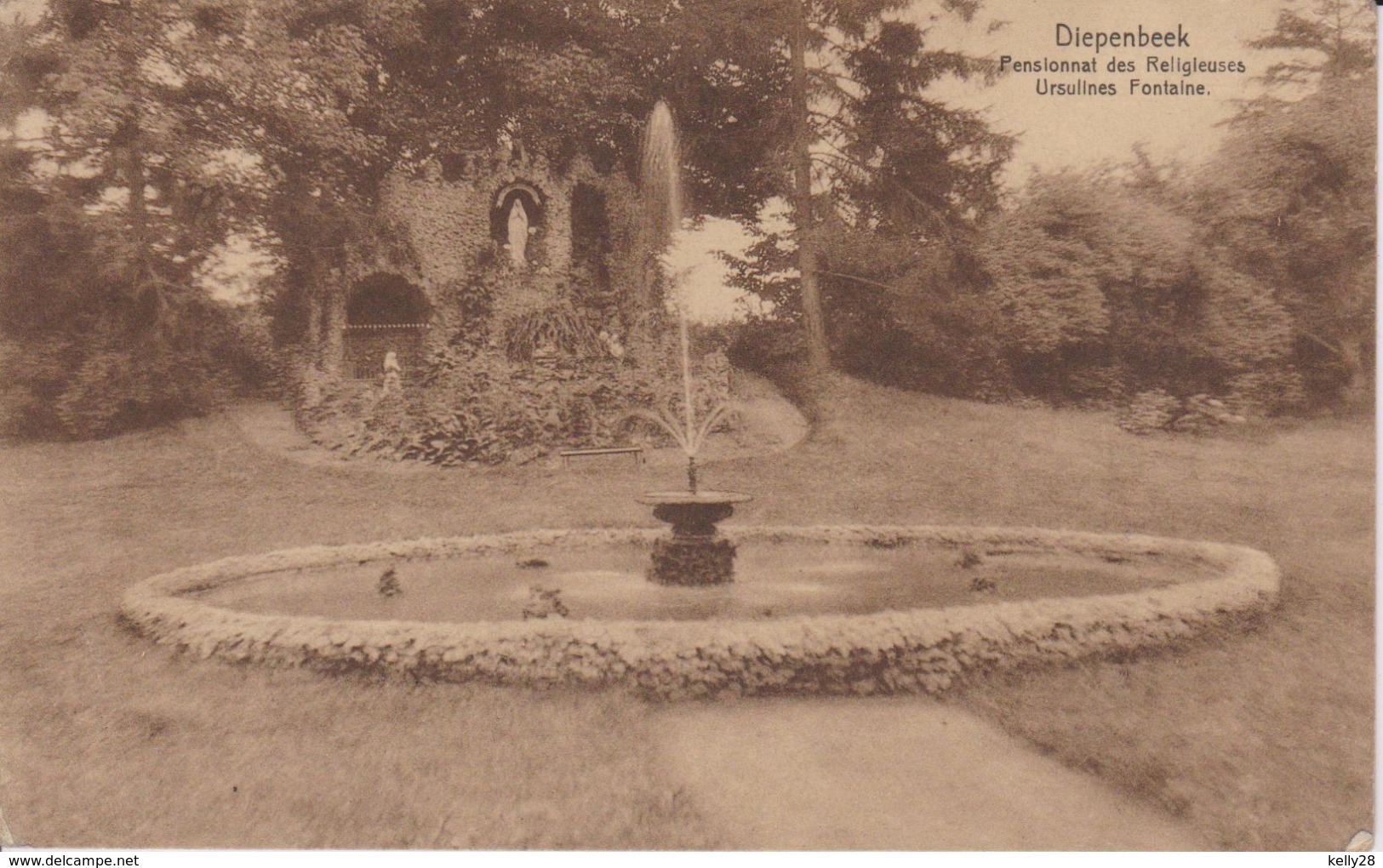 Diepenbeek. Pensionnat Des Religieuses Ursulines Fontaine. - Diepenbeek