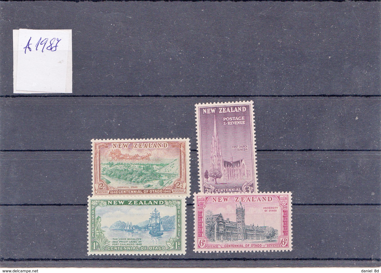 New Zealand 1948,  Mi 301-304, Sc 692-695 MNH, A1987 - Neufs