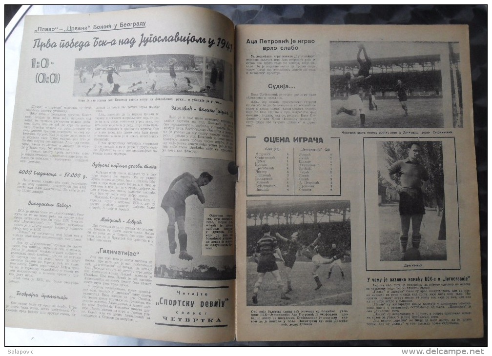 SPORTSKA REVIJA  BR.2, 1940  KRALJEVINA JUGOSLAVIJA, NOGOMET, FOOTBALL - Livres