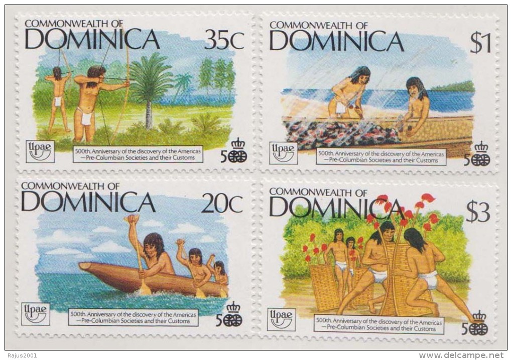 Archer, Archery  Canoe Wrestling, Pre Columbian Society And Custom MS MNH - Tir à L'Arc