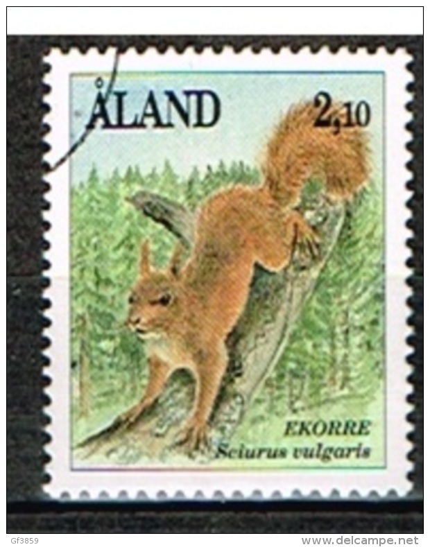 ALAND /Oblitérés/Used/1991 - Ecureuil Roux - Aland