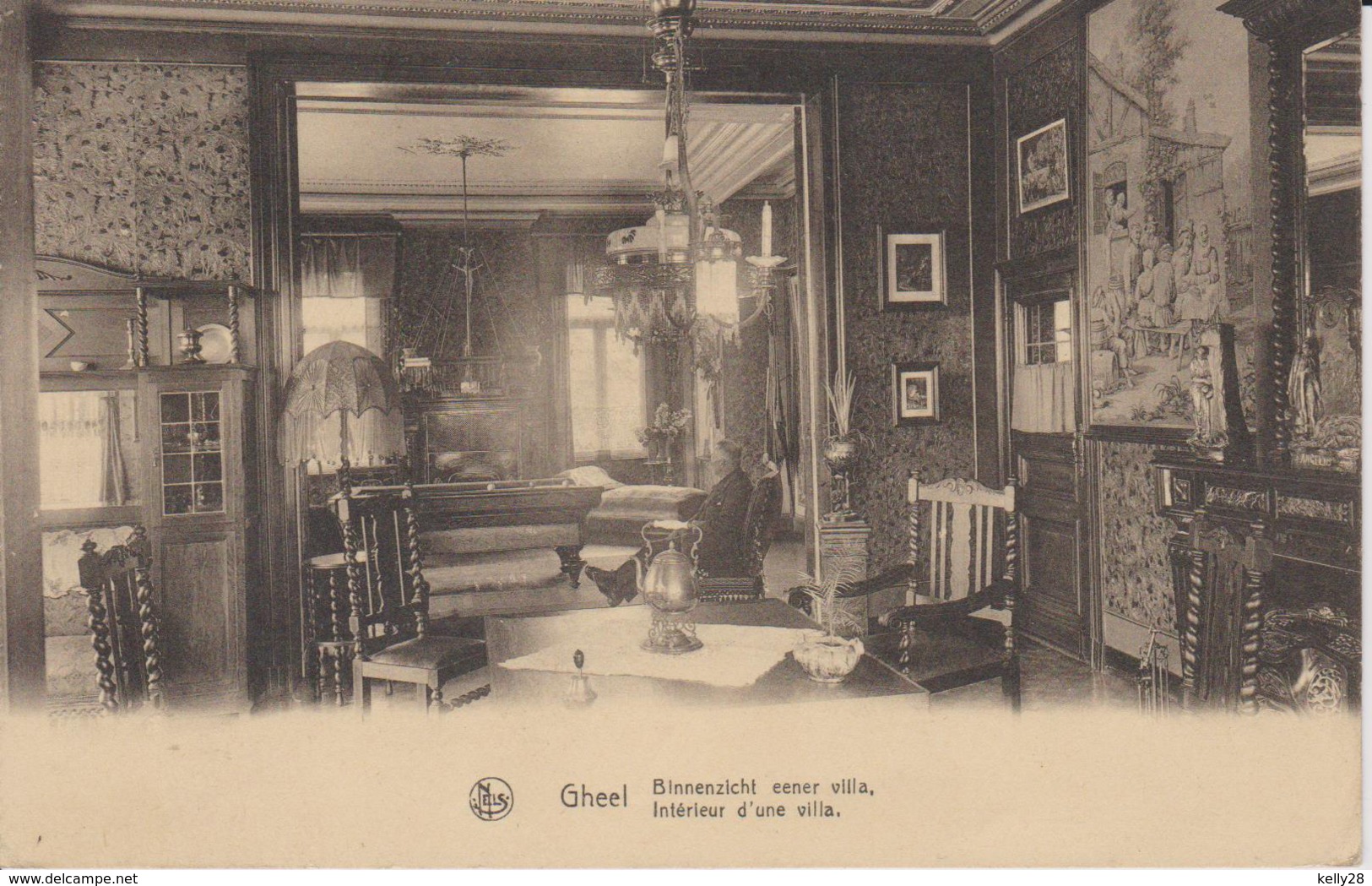 Gheel. Binnenzicht Eener Villa. Intérieur D'une Villa. (Geel) - Geel