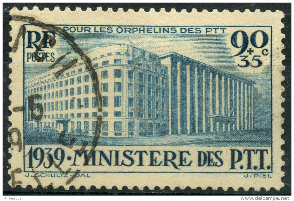 France (1939) N 424 (o) - Oblitérés