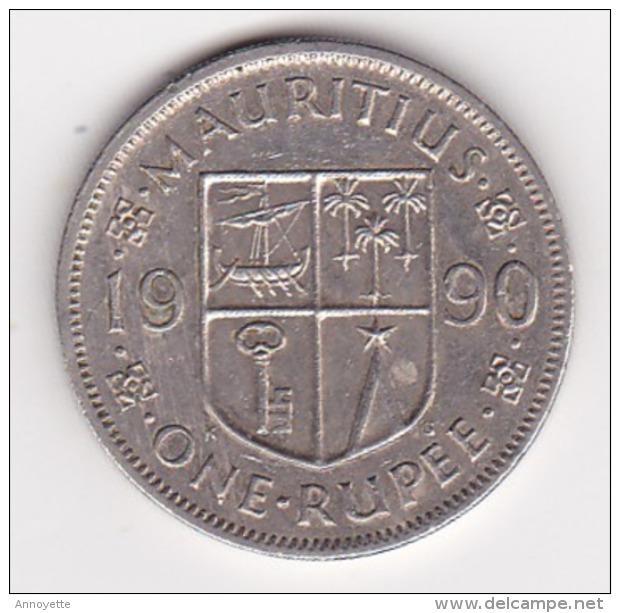 MAURITIUS 1 RUPPEE 1990 - Mauretanien