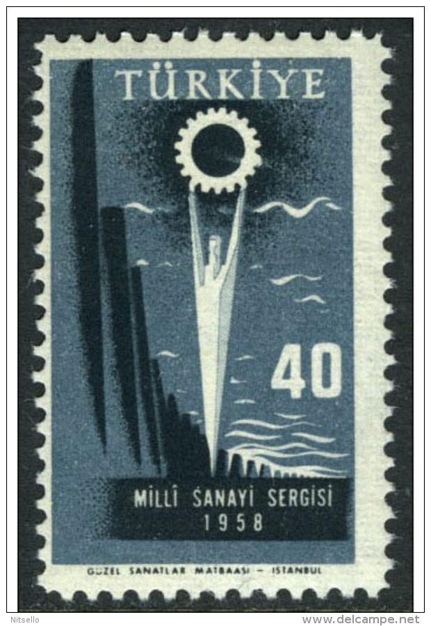 LOTE 1360  ///  TURQUIA   1958  National Industry Exhibition,  Mi. 1609 ** MNH - Ungebraucht