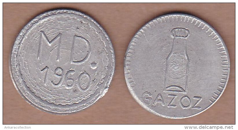 AC - SODA - BEVERAGES TOKEN - MECHANICAL AND CHEMICAL INDUSTRY CORPORATION AMMUNITION DEPOT SODA TOKEN FROM TURKEY - Monetary /of Necessity