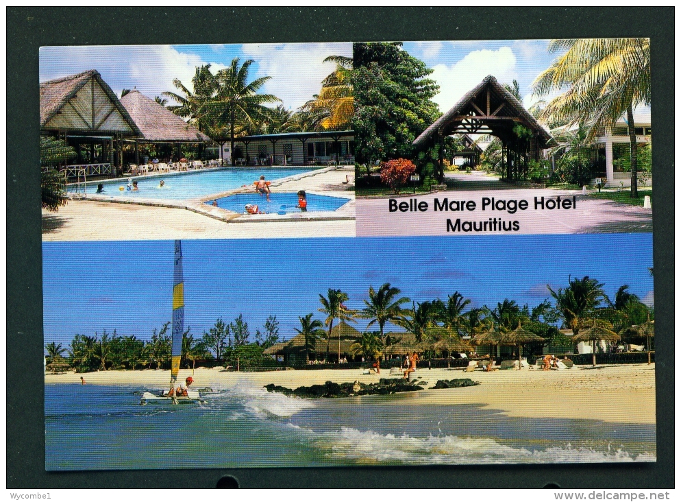 MAURITIUS  -  Belle Mare Plage Hotel  Multi View  Unused Postcard - Mauritius