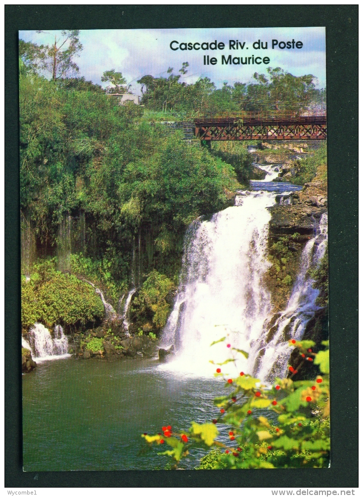 MAURITIUS  -  Riviere Du Poste Waterfall  Unused Postcard - Mauritius