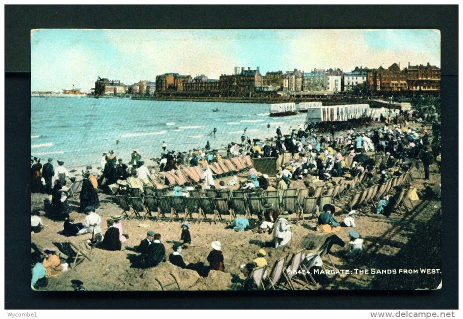 ENGLAND  -  Margate  Sands From The West  Unused Vintage Postcard - Margate