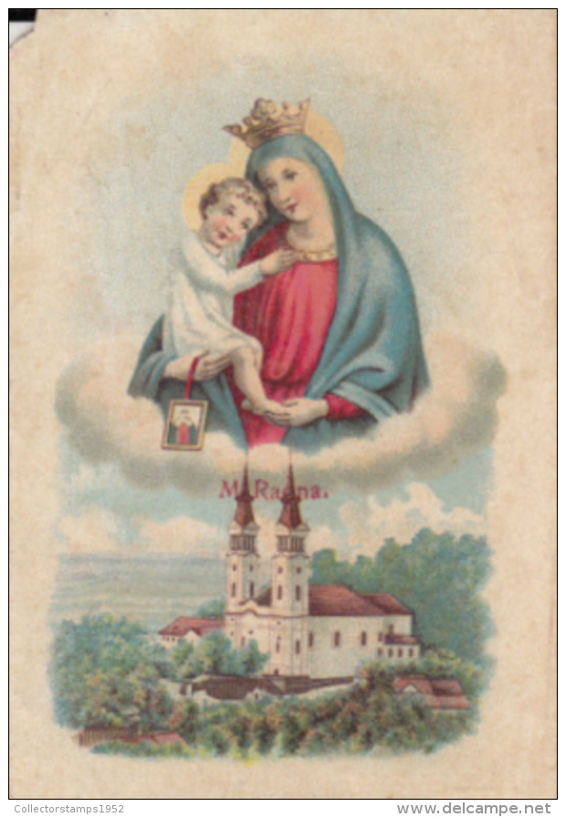 41748- VIRGIN MARY AND BABY JESUS, MARIA RADNA MONASTERY - Vergine Maria E Madonne
