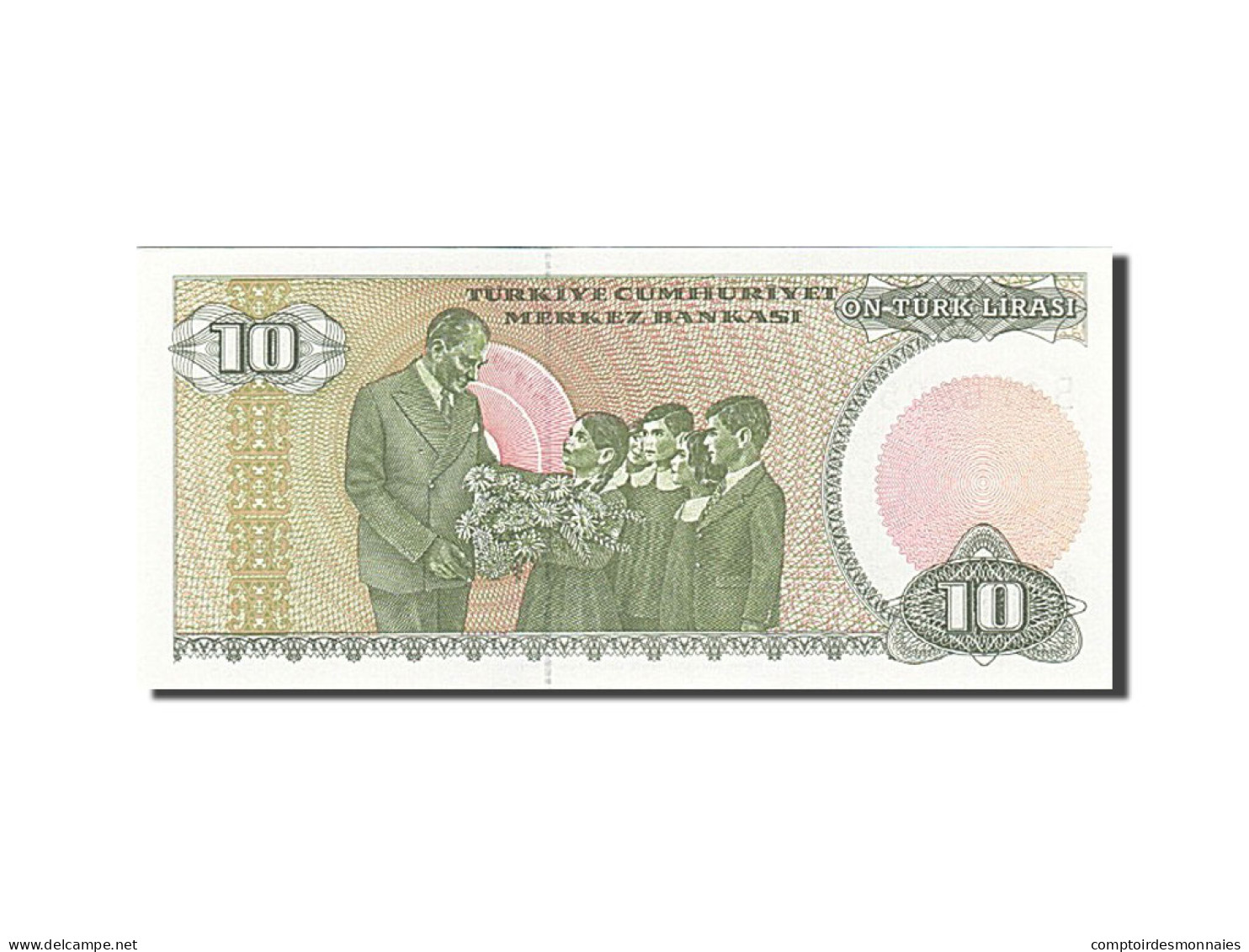 Billet, Turquie, 10 Lira, 1984-1997, 1979, KM:192, NEUF - Turquie