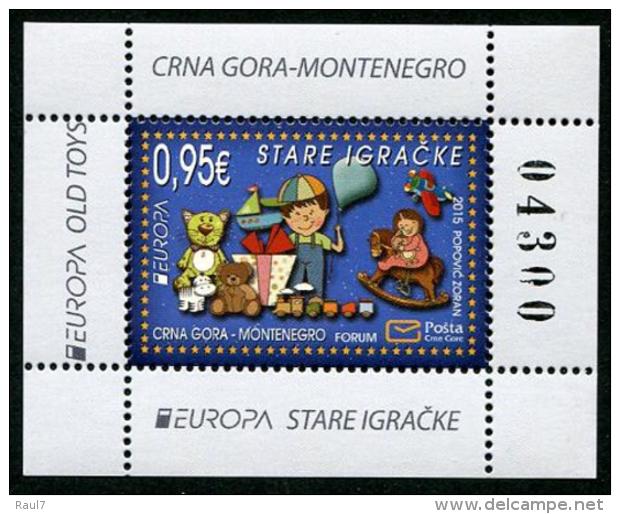 Europa 2015 - Montenegro - Anciens Jouets, Nounours - BF Neufs // Mnh - 2015